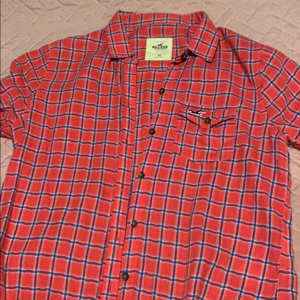 Hollister plaid shirt